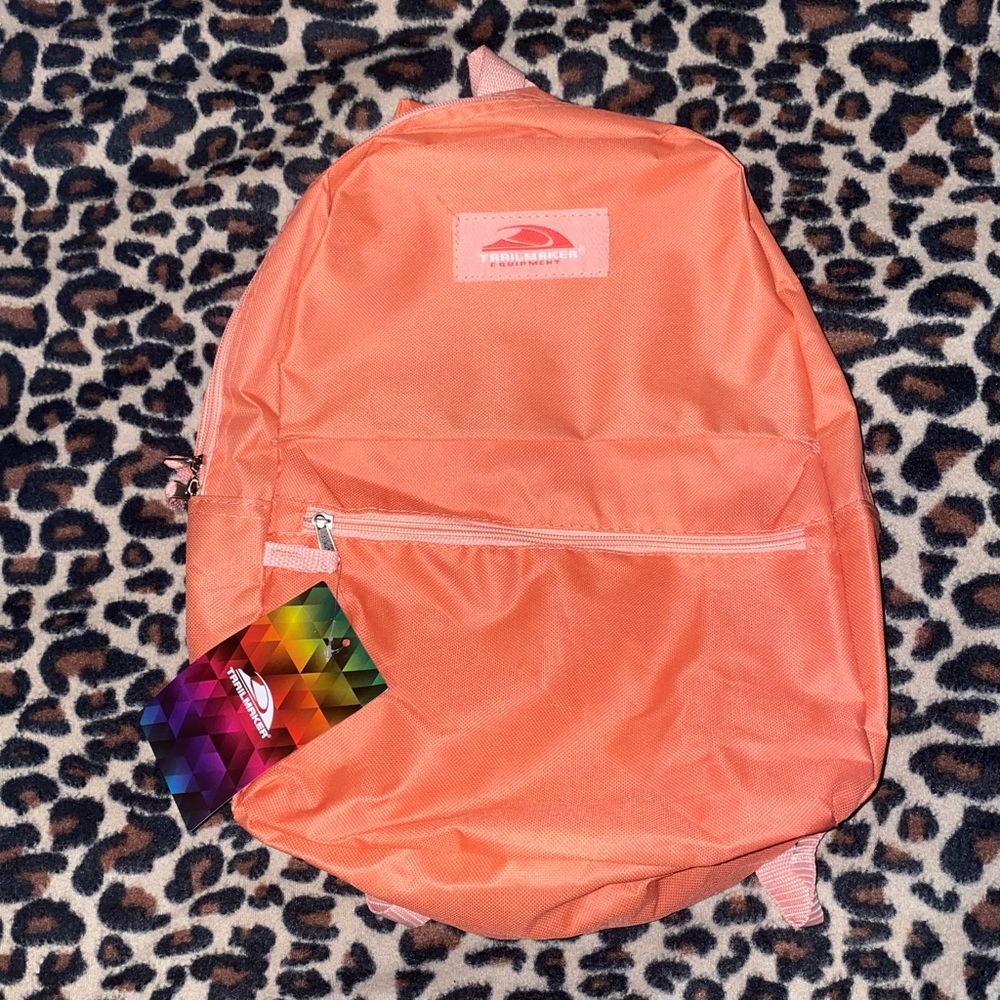 coral pink backpack